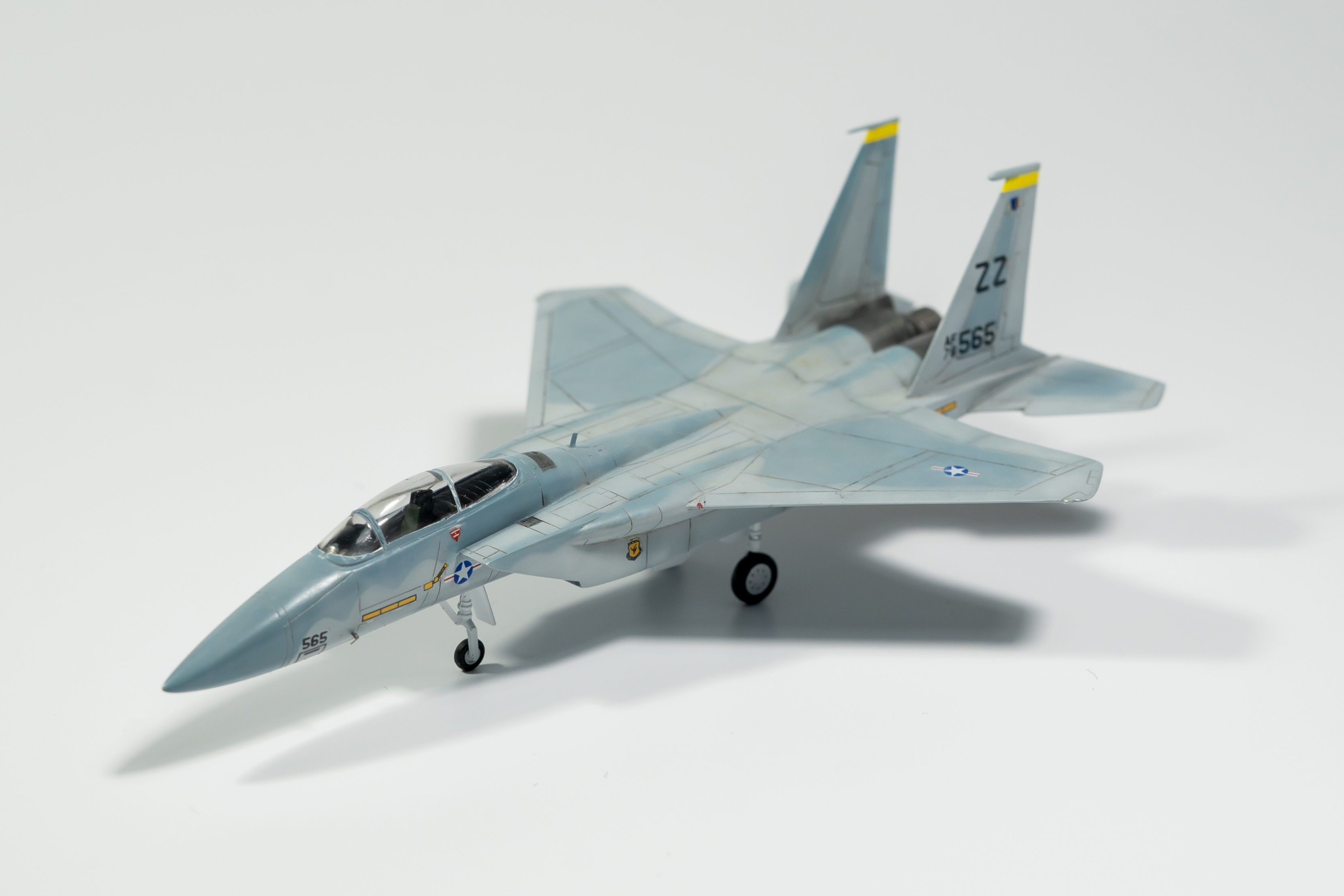 Academy 1:144 F-15A – sok epoxy putty használatával