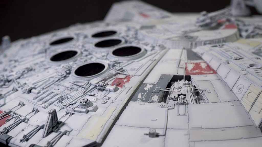Bandai 1:72 Millennium Falcon festése