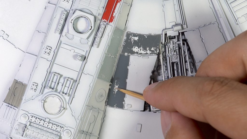 Bandai 1:72 Millennium Falcon festése