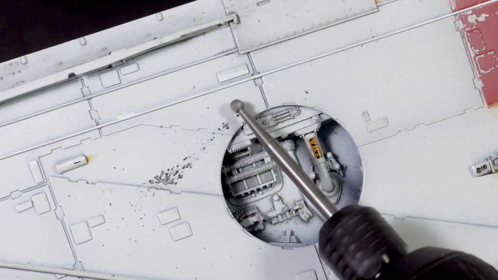 Bandai 1:72 Millennium Falcon weathering